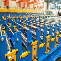 Nouveau rouleau de panneau de toit à double couche formant la machine