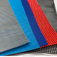 Filet en plastique de maille de vinyle de maille enduite de PVC pour la bannière et la couverture