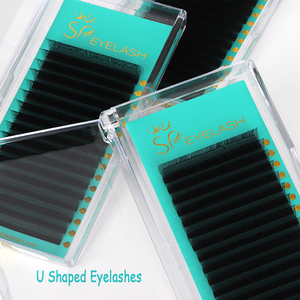 ขนตาปลอม SP EYELASH รูปทรงตัวยู แบบต่อขนตา <span class=keywords><strong>UYY</strong></span> U3D U4D U5D แบบพัดสำเร็จรูป  ความโค้ง C D  ขนมิงค์เทียม ทำมือ  ขายส่ง รับผลิตแบรนด์ส่วนตัว - Product Image 2