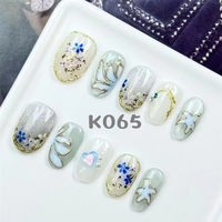 Nouvelle collection automne : Faux ongles ronds courts haut de gamme (10 pièces) – Modèle carré à presser, mélange de brun exquis pour nail art avancé
