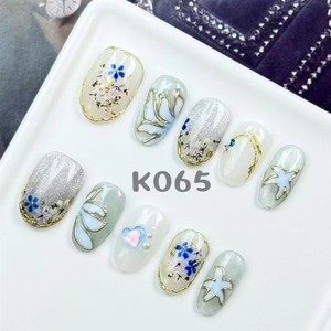 Nouvelle collection automne : <span class=keywords><strong>Faux</strong></span> ongles ronds courts haut de gamme (10 pièces) – Modèle carré à presser, mélange de brun exquis pour nail art avancé - Product Image 3