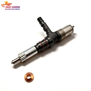 หัวฉีดน้ำมันเชื้อเพลิง Hangood รุ่น 095000-0562 6218-11-3100 สำหรับเครื่องยนต์ 6D140 รถขุด PC600-8 หัวฉีดดีเซลคอมมอนเรล - Product Image 1