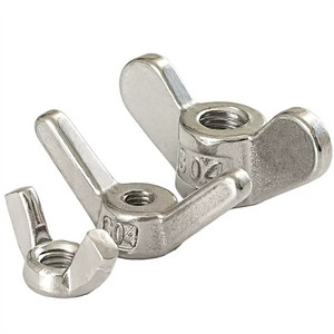 Écrou à ailettes robuste en acier inoxydable SS 304 avec poignée spéciale en forme d'aile longue M12 M14 M16 M20 - Product Image 4