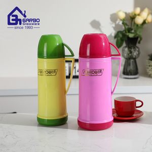 Bình giữ nhiệt hai lớp có tay cầm bằng tre, dung tích 1L, bình chân không, bình nước nóng thẳng dùng cho cắm trại - Product Image 2