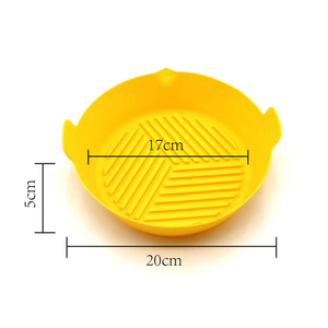 GOURMAID Nuevo Diseño, Superventas, Molde de Silicona para Hornear, Cesta de Silicona para Freidora de Aire, Olla de Silicona para Freidora de Aire - Product Image 3