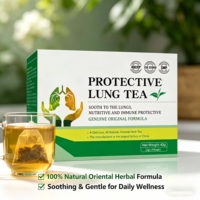 Teh Herbal Reishi Pelindung Paru-paru, Meningkatkan Imunitas, Diet Sehat Alami, Suplemen Minuman Vegan, Manfaat Diet, Teh