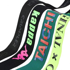 Custom Printed logo Nylon Strap <b>Webbing</b> Suppliers for Pet Dog Collars and Leash - Product Image 1