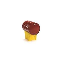 Fami Polyethylene Support For 200L Drum 465X610X410 Mm Yellow Color Tanker Truck Use - Product Image 3