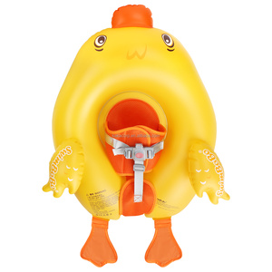 Swimbobo, gran oferta, bonito anillo de natación inflable en forma de pato, entrenador de cintura portátil para bebé, flotante, cómodo, para niños - Product Image 1
