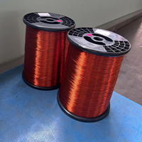 Fil de cuivre émaillé ultra-fin conforme RoHS 0,04-6,5 mm EIW, haute classe thermique 180-220 pour bobines électroniques
