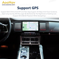 Navegación GPS para coche de 8 pulgadas, Radio para coche, Android 12, reproductor de vídeo Multimedia 128G, Unidad Principal inalámbrica Carplay para Jaguar XF 2011-2015