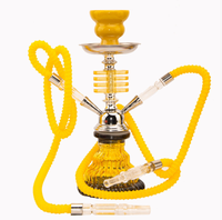 Chicha Narguilé Arabe Ensemble Quatre Couches Petit Simple Double Tuyau Accessoires Acryliques Flexible de Chicha