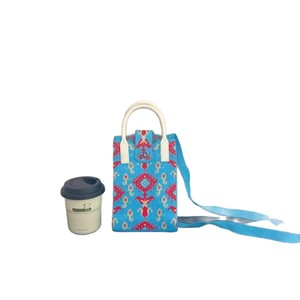 Bolsa Navideña Tejida Multicolor de Nuevo Estilo, Bolsa Étnica Moderna, Personalizada y a la Moda para Regalos de Navidad - Product Image 3