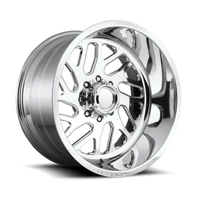 Rines de Camioneta Monobloque de Aleación de Aluminio Forjado Pulido de 20-26 Pulgadas, 6/8 Birlos, 6x120/6x139.7/8x165.1, Acabado Plateado, Seep Mega para - Product Image 3