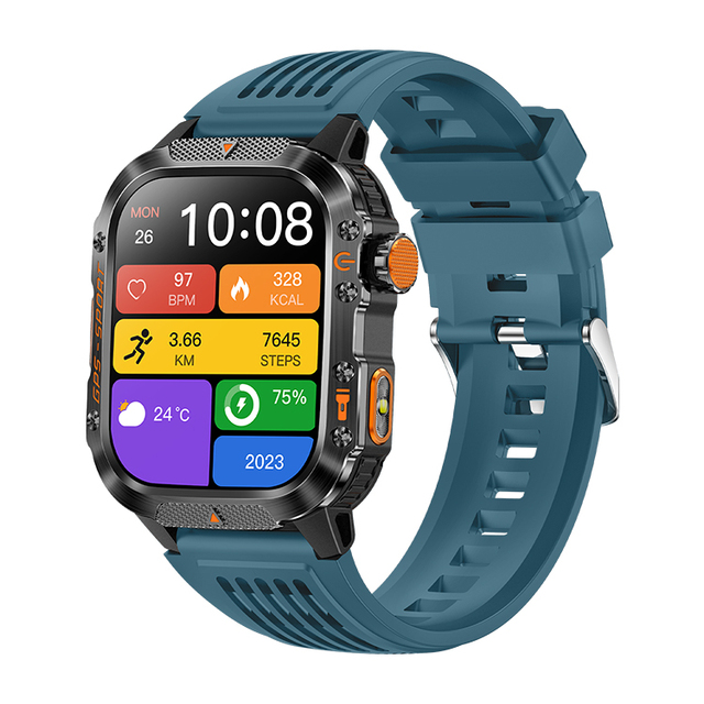 HT36 Outdoor Smartwatch Fitness Tracker Sleep Monitoring IP68 Waterproof Sport Smart Watch for Men