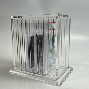 Hot Selling Sturdy Custom Clear 10 Compartments Acrylic <b>Stand</b> Graded Card Slab Holder for Trading Card <b>Display</b> - Product Image 6