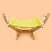 Lit suspendu pour chat et chien TMB1017, motif patte de léopard, détachable et assemblable, pour intérieur, article populaire pour animaux de compagnie