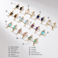 Fournitures de fabrication de bijoux, pierres naturelles, perles, bracelet extensible en CZ pour femmes