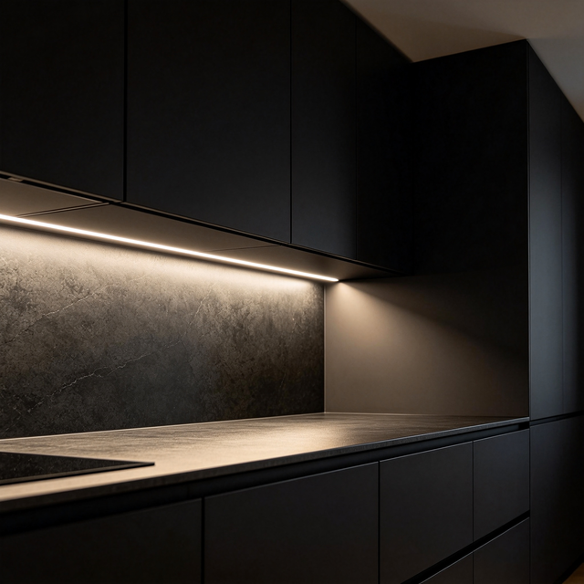 High Efficiency Linear Aluminum Profile Led Cabinet Light for Kitchen Wardrobe & Closet High Cri 90 3-Year Warranty Dimmable