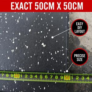 Tappetino in Gomma Composita Riciclata con Inclusioni Bianche e <span class=keywords><strong>Rivestimento</strong></span> per Allenamento di Forza - Product Image 5