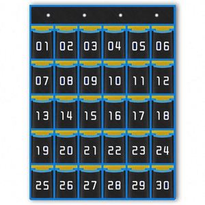 Organizador Colgante de Pared o Puerta con Bolsillos Numerados para Teléfonos Celulares (30 Bolsillos) - Product Image 2