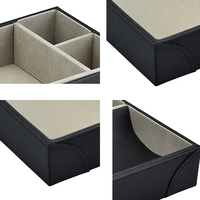 Vente en gros Table personnalisée Bureau à domicile Accessoires de service Organisateur Valet Plateaux Plateau de rangement pour hommes