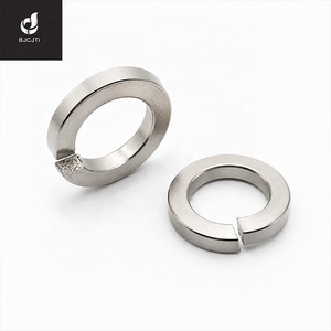 <span class=keywords><strong>Arandela</strong></span> de Resorte de Titanio BJCJTi Gr5 Ti6Al4V <span class=keywords><strong>DIN</strong></span> <span class=keywords><strong>127</strong></span> de Alta Resistencia, Métrica M4 M5 M6 M8 M10 M12, Anticorrosiva - Product Image 1