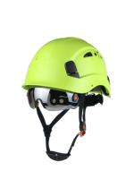 ANT5PPE Tipo I Clase C ANSI EN397 Construcción verde Casco duro ABS Casco de seguridad con orejeras de doble visera
