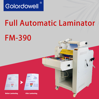 Laminateur à chaud infrarouge FM-390 Colordowell |   Machine à plastifier entièrement automatique format 350 mm, température maximale 160°C, compatible A3/A4/A5