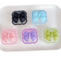 Coque de protection souple en TPU pour téléphone, style INS, avec nœud et cœur 3D couleur gelée, norme britannique à trois broches, vente en gros d'usine IDEAL