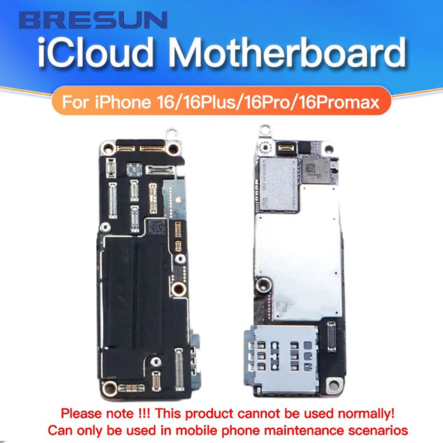 EU ID ICloud Lock for iPhone 16 16Plus 16Pro 16PROMAX Swap Practice Logic Board Complete Power on Screen Test Mainboard