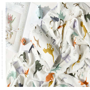 <span class=keywords><strong>Amazon</strong></span> New Design Custom Print 100% Cotton Blanket Baby Muslin Swaddle Mantas - Product Image 5