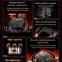 Lenovo S01 Wireless 2.4GHz Game Controller untuk Switch/PC/Android TV/iOS dengan Joystick 3D Hall dan Giroskop Enam Sumbu.