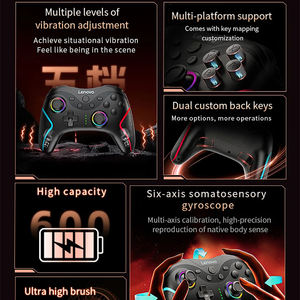 Lenovo S01 Wireless <span class=keywords><strong>Bluetooth</strong></span> 2.4GHz Controller di gioco per Switch/PC/Android TV/iOS con 3D Hall <span class=keywords><strong>Joystick</strong></span> e giroscopio a sei assi - Product Image 3