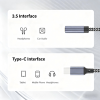Cable USB-C a AUX Mejorado y Reforzado, Tipo-C a Conector Hembra de 3.5mm, Duradero para Auriculares Clásicos