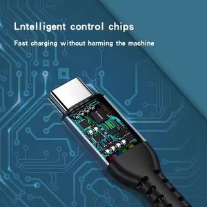 สายชาร์จ240W สายชาร์จ USB-C ถ่ายโอนข้อมูลอะแดปเตอร์จ่ายไฟประเภท C-Type C สายชาร์จสำหรับ iPhone และ Xiaomi - Product Image 6