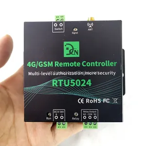 RTU5024新版本免费呼叫智能GSM开门器支持1000用户无线控制2G/4g继电器开关