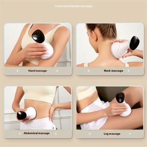 Nouvel Instrument de Massage Corporel Manuel Intelligent pour la Maison : Brosse Électrique pour Méridiens, Grattage Abdominal, Ventouses à Lumière Rouge et Vibration Cervicale - Product Image 4