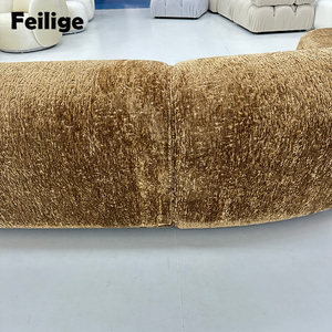 Sofá modular minimalista italiano, sala de estar de lujo ligera, chalet de Daping, muebles originales del diseñador de la fábrica - Product Image 4