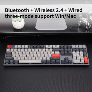 Nuevo Teclado Mecánico HengYu M108P-AI de 108 Teclas, Eje Kailh, Triple Modo, Silencioso, Retroiluminación LED, Intercambiable en Caliente, Interfaz USB Tipo-C, Tamaño Completo - Product Image 5