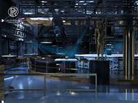 Idées de design pour boîte de nuit et bar modernes Salon Discothèque Comptoir de bar Canapé et stand personnalisés pour salon VIP