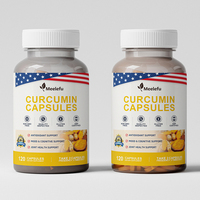 Cápsulas de Extracto de Curcumina de Alta Pureza, Fórmula de Absorción Mejorada, Fórmula Verificable, Probada por Terceros, ODM OEM