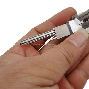 Choisissez la serrure civile 2 en 1 outil Multi serrure garnison 7*7 Lishi style SS324 porte d'outils de serrurier en acier inoxydable - Product Image 5