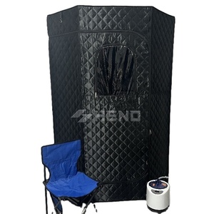 Sauna de Vapor Húmedo Pentagonal de Diseño Moderno de 3L, Carpa de Sauna Interior para Relajación, Estufa Plegable para Apartamentos y Villas - Product Image 6