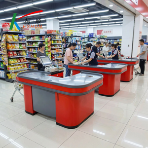 小型零售超市金属收银台出售 - Product Image 1