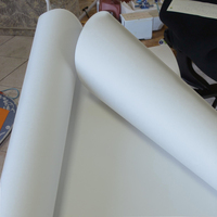 Rouleau de toile à jet d'encre imprimable vierge Revêtements muraux non tissés Papier peint à base de velours apprêté