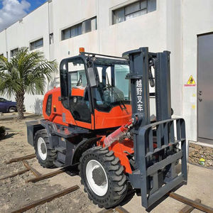 Grúa elevadora para terreno rugoso Carretilla elevadora confiable 3 toneladas 3,5 toneladas 4 toneladas 5 toneladas CE EPA Nueva grúa elevadora todo terreno 4WD - Product Image 3