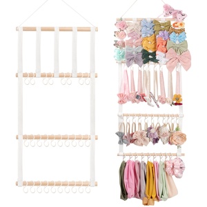 Fermagli per capelli organizzatore portaoggetti appesi a parete decorazione per la casa arcobaleno fascia per la stanza delle ragazze - Product Image 2