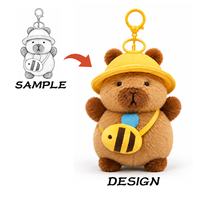 Boîte mystère : Peluches personnalisées Capybaras, jouets en peluche, porte-clés, peluche de capybaras, jouet en peluche, porte-clés