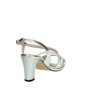 Sandalias de Tacón Alto Cinzia Soft Donna en Color Plateado - Product Image 2